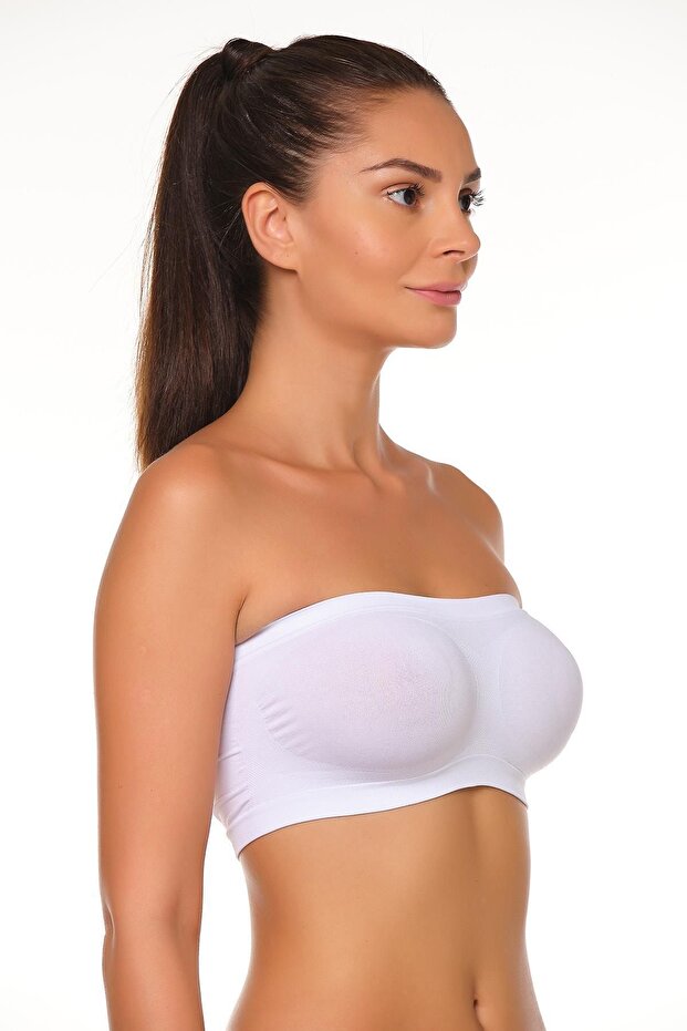 Dikişsiz Straplez Büstiyer 4002 - 2