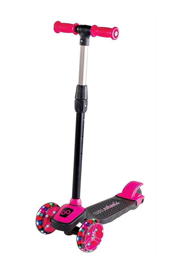 Cool Whells Işıklı 3 Tekerlekli Twist Scooter Çocuk Scooter Geniş Ayak Basma Yeri Scooter - 2