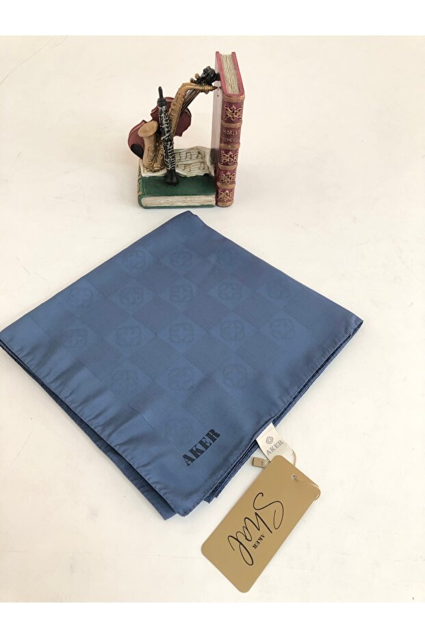 dama monogram eşarp 90*90 cm ebat - 1