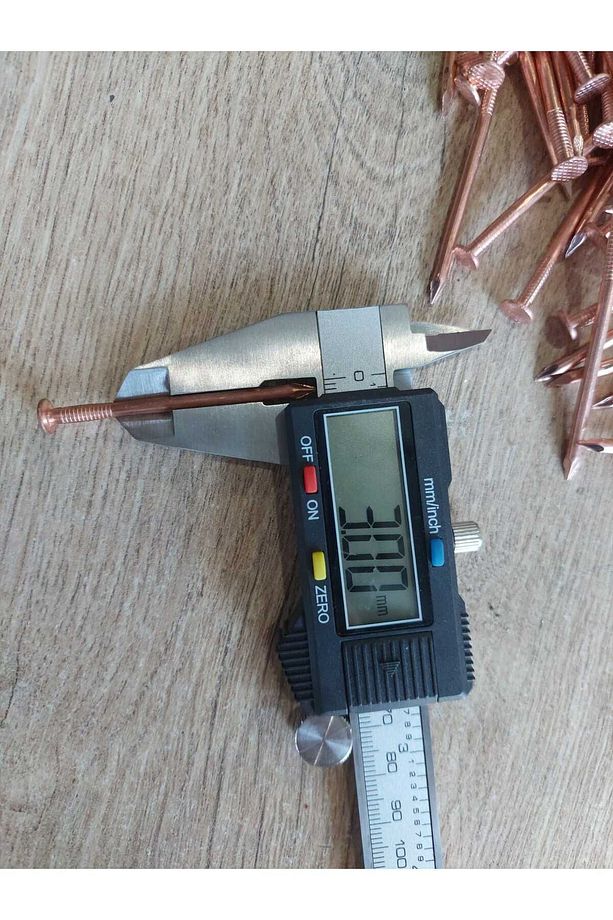 BAKIR ÇİVİ 10 ADET 3 mm X 55 mm (+-5) %100 BAKIR - 3