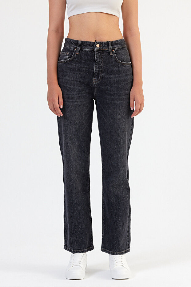 Alexandra 011 - Wide Leg Fit Denim Trousers