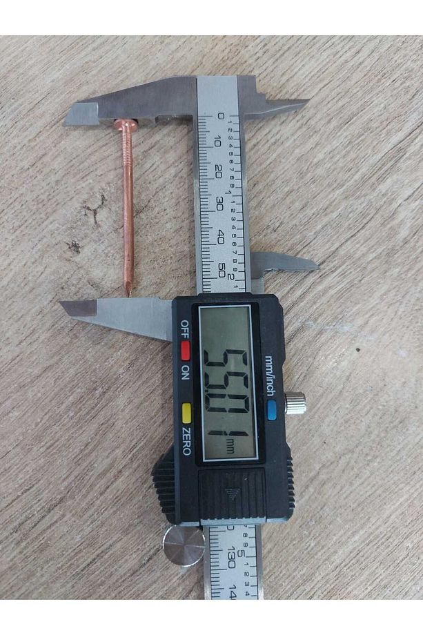 BAKIR ÇİVİ 10 ADET 3 mm X 55 mm (+-5) %100 BAKIR - 2