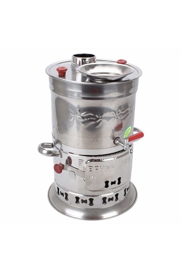 3.5 Litre Tek Musluklu Odunlu Semaver - 1
