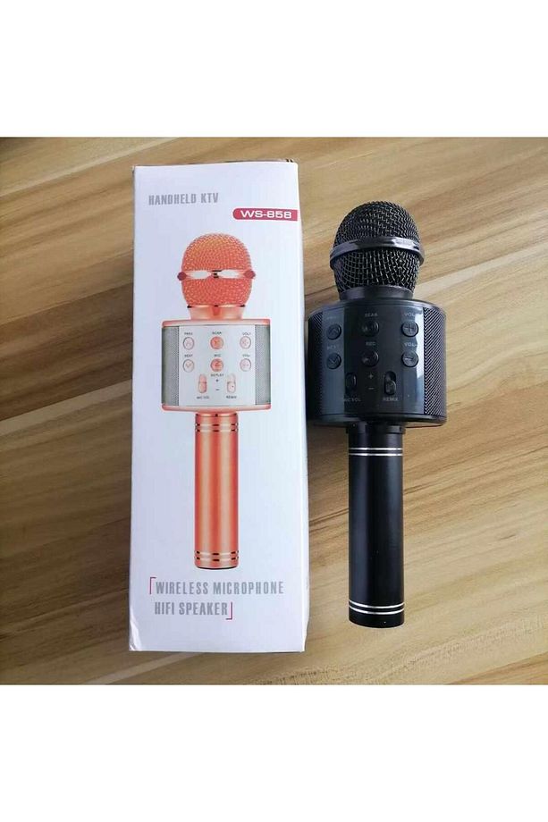 WS-858 Karaoke Mikrofon Ve speaker - 1