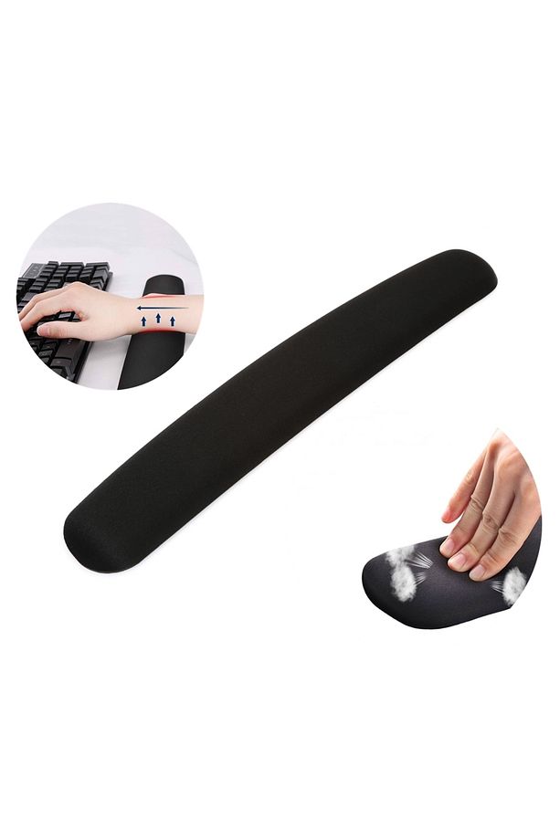2'li Bilek Destekli Mouse ve Klavye Pedi Seti - Kaymaz Mousepad ve Klavye Desteği Seti - Fare Pedi - 4