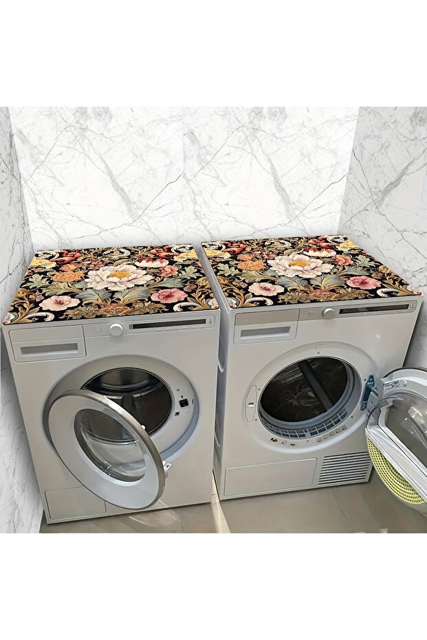 Çamaşır Makinesi Örtüsü Kurutmaşık Koruma Matı Sıvı Geçirmez Kaymaz Yıkanabilir Dsn-04 - 3