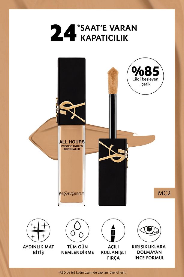 All Hours 24 Saat Süren Likit Tam Kapatıcı MC2 3614273954426 - 1