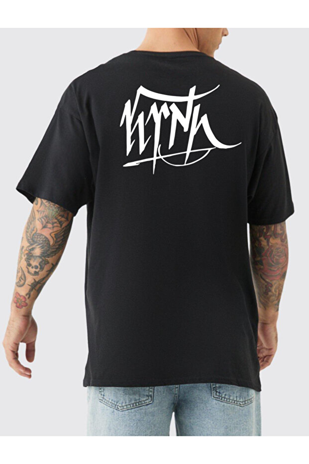 Vek Turkish Printed T-Shirt Göktürk Alphabet