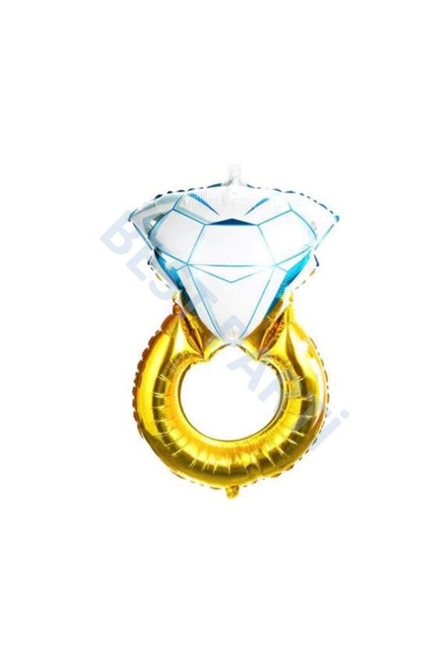 Best Bride to Be Ring Foil Balloon Gold 75 cm