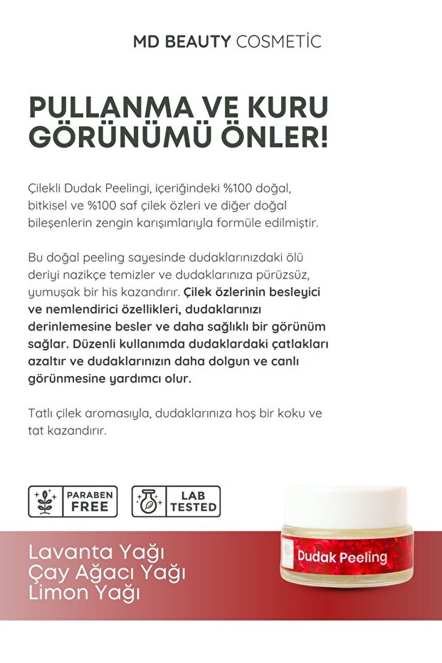 MD Çilekli Dudak Peeling - 4