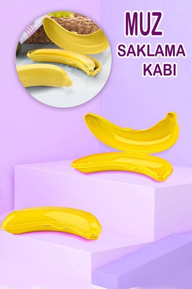 حاوية تخزين على شكل موز