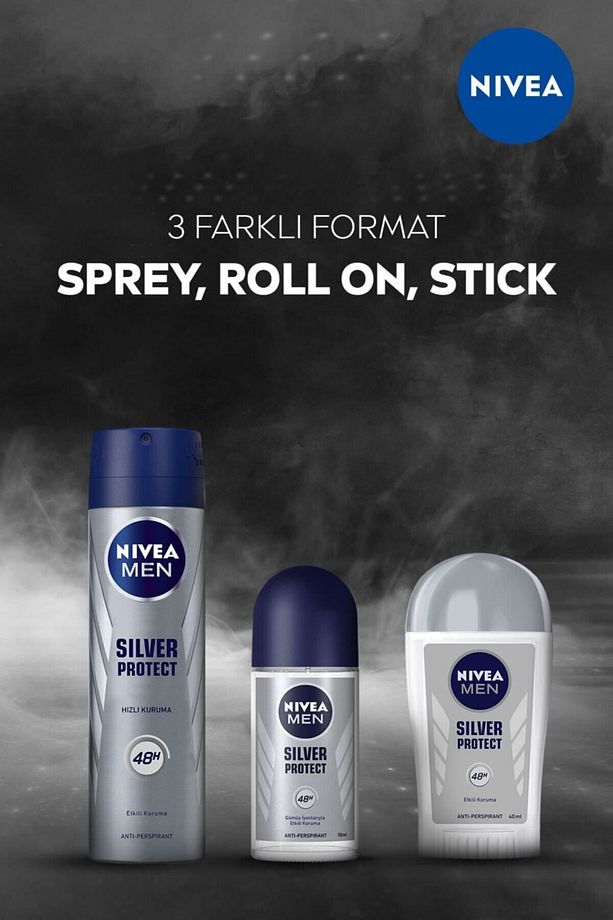 Men Erkek Stick Deodorant Silver Protect 48 Saat Anti-perspirant Koruma 40 ml - 6