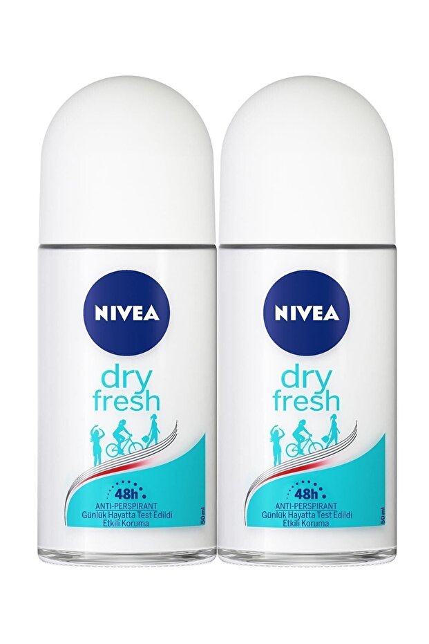 Nıvea Dry Fresh Kadın Deodorant Roll-on 50 Ml 2'li - 1