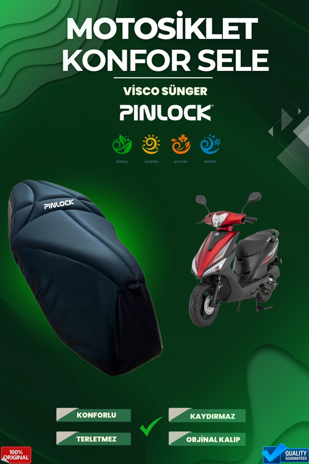 Mondial 50 Loyal Motorcycle Comfort Saddle and Seat Cover Visco Sponge