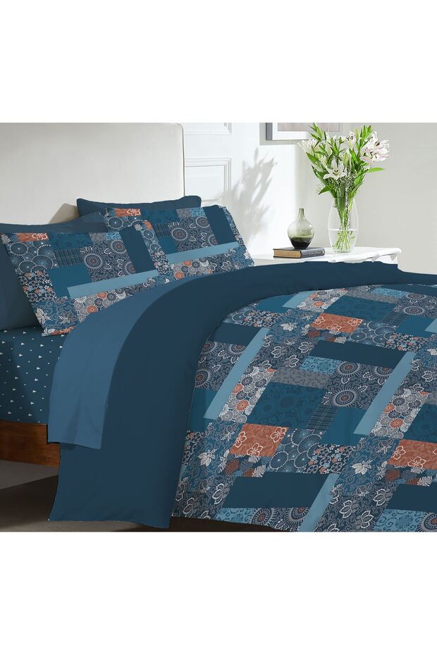 طقم غطاء لحاف مطبوع مزدوج - 200x220 سم (بدون ملاءة)