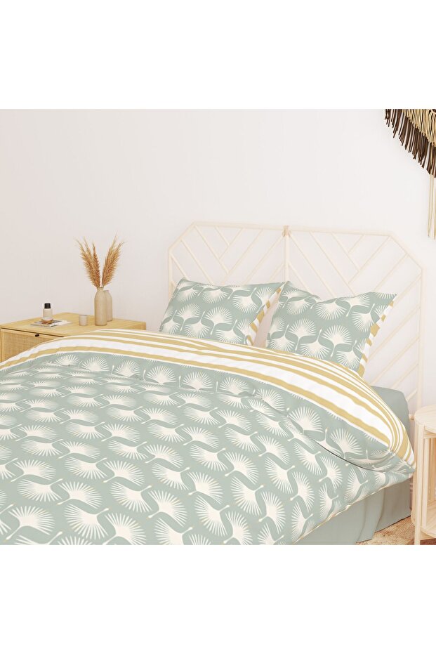 طقم غطاء لحاف مطبوع مزدوج - 200x220 سم (بدون ملاءة)