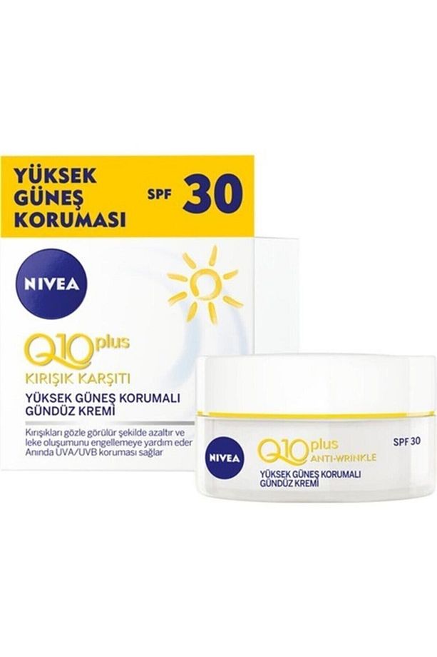 Q10 Plus Kırışık Karşıtı Yüksek Korumalı Gündüz Kremi Spf 30 50 Ml - 1