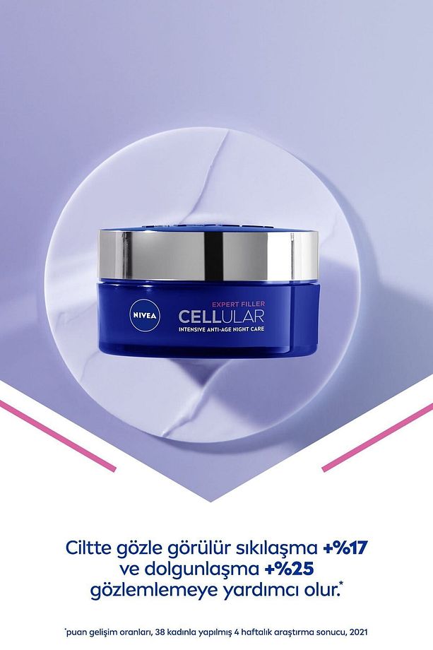 Cellular Expert Filler Yaşlanma Karşıtı Yüz Gece Kremi 50ml,hyaluronik Asit - 4