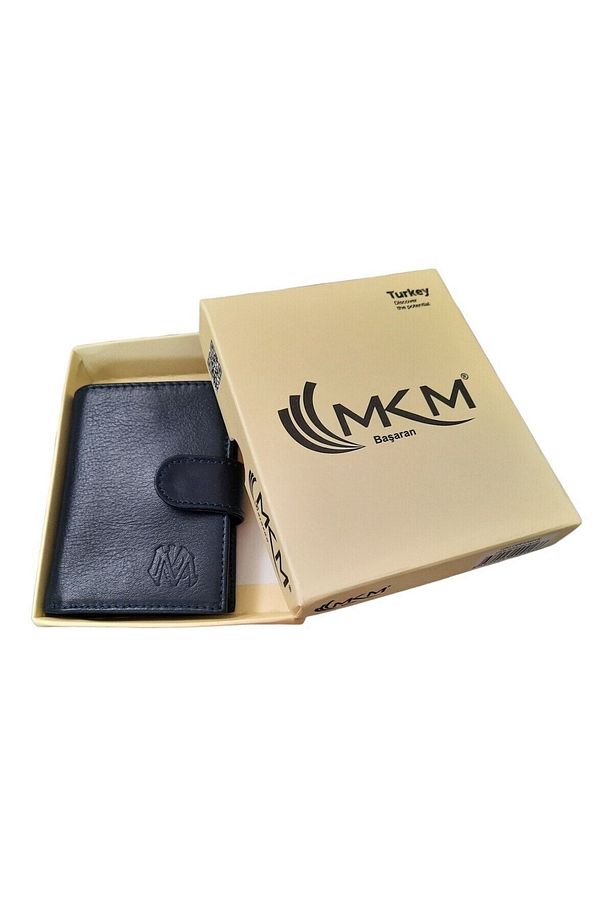 Lüks Deri Kartlıklı Cüzdan - Dikey Çıtçıtlı Model - 3
