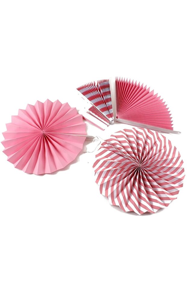 Yelpaze Pembe Set 6 'lı - 5