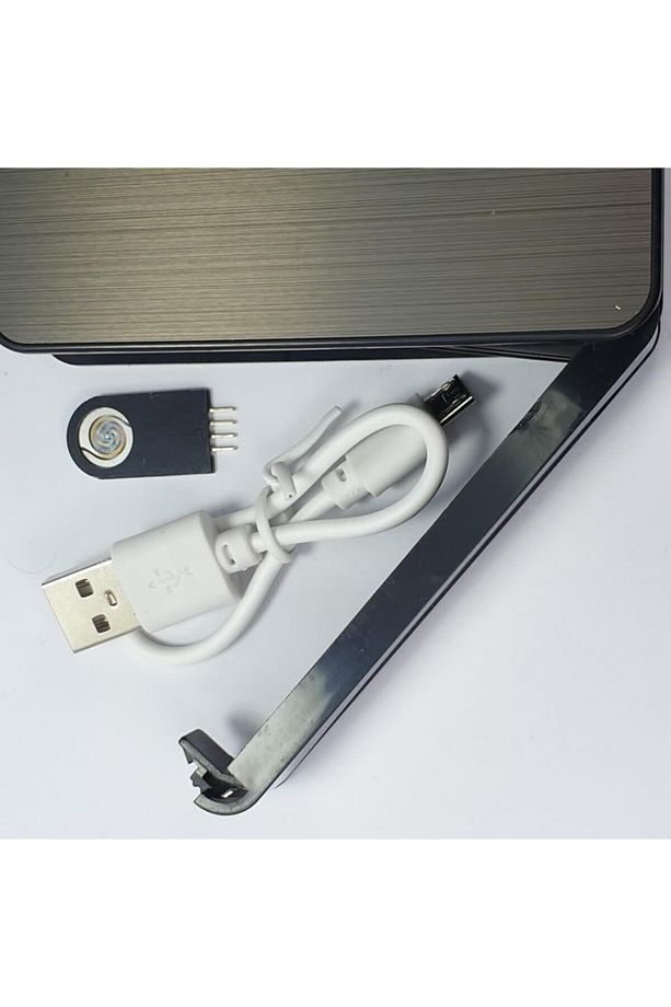 Sm S3088 Sigaralık Sigara Kutusu Tesla Usb Şarjlı Elektrikli Çakmak - 5