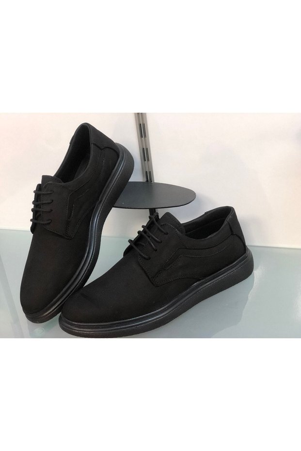 Real Oiled Leather Orthopedic Wedge Sole Sports Classic Men's Oxford Shoes