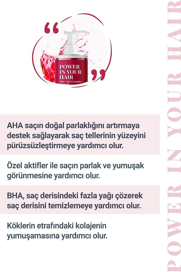 Power In Your Haır - Peeling Etkisi Sağlayan Ve Arındırmaya Yardımcı Aha/bha Içeren Şampuan (200 ML) - 4