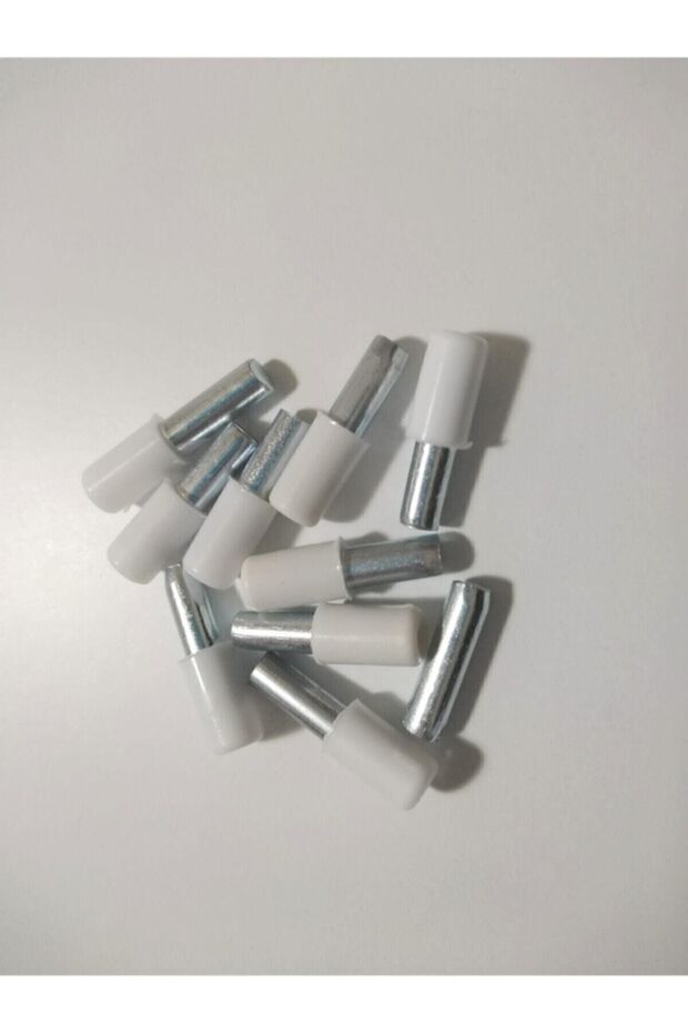 Metal Başlı Raf Pimi-beyaz 50 Adet - 1