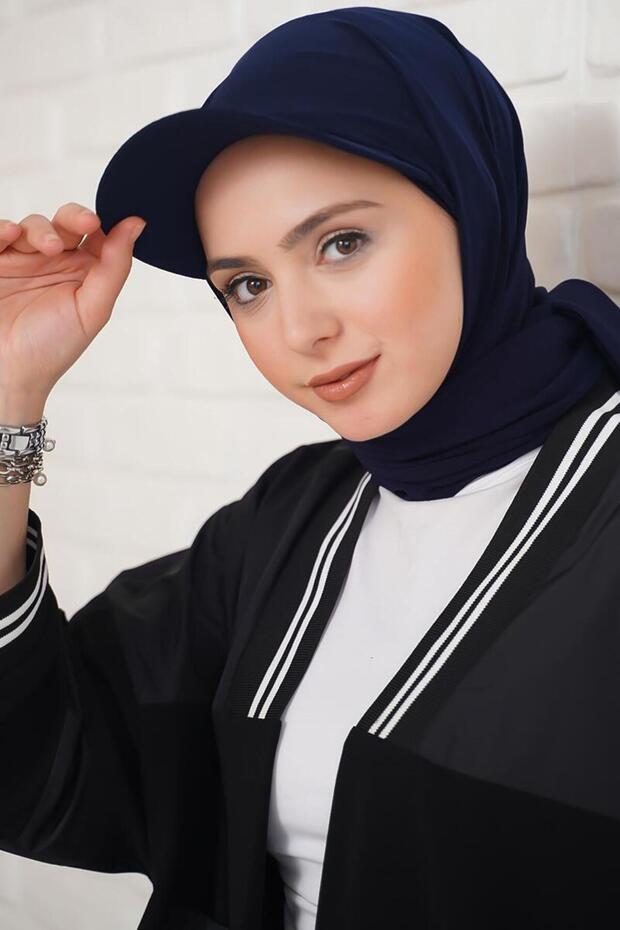 Bonnet Shawl with Ready Hat Hijab