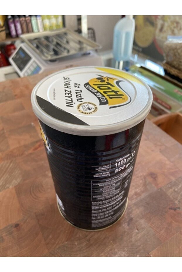 Tatlı Siyah Zeytin Xl 1.400 gr - 2