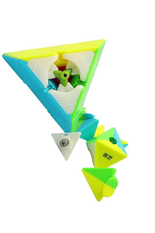Profesyonel 3x3 Speed Üçgen Zeka Küpü -q1 Ming S2 Sarımavi - 7