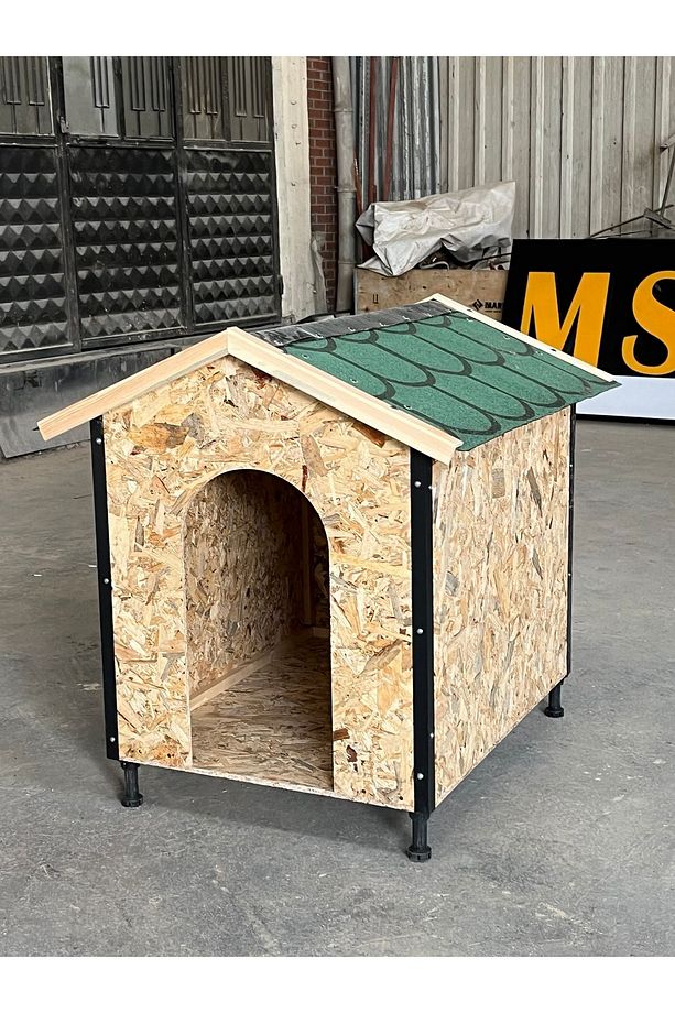 Köpek kulübesi. Osb ahşap dış mekan köpek kulübesi - 3