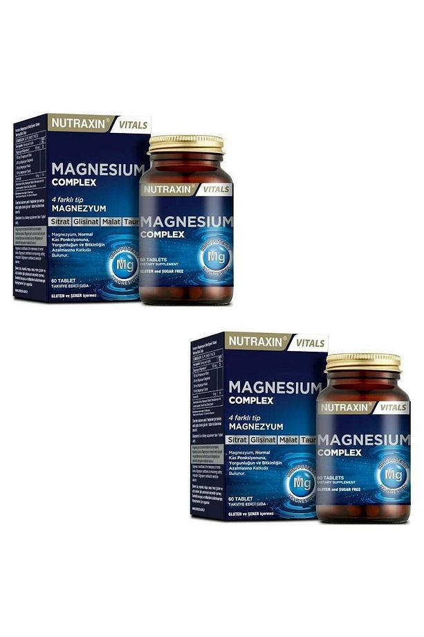 Magnesium Complex Vitamin B6 60 Tablet 2 Adet - 1