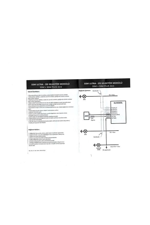 Ssm Ultra Uyumlu Sis Sellektör Modül (ssm + Ssm Plus ) 2 In 1 - 3