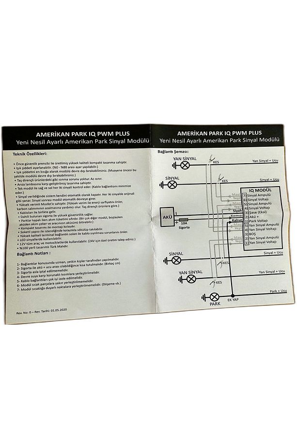 Amerikan Park Modülü 4 Çıkışlı Pwm Plus Tüm Araçlara Uygun 12v Uyumlu - 2
