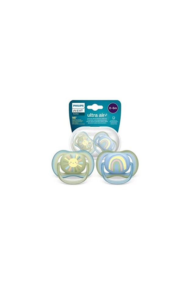 Ultra Air Pacifier 0-6Month Male 2Li*6