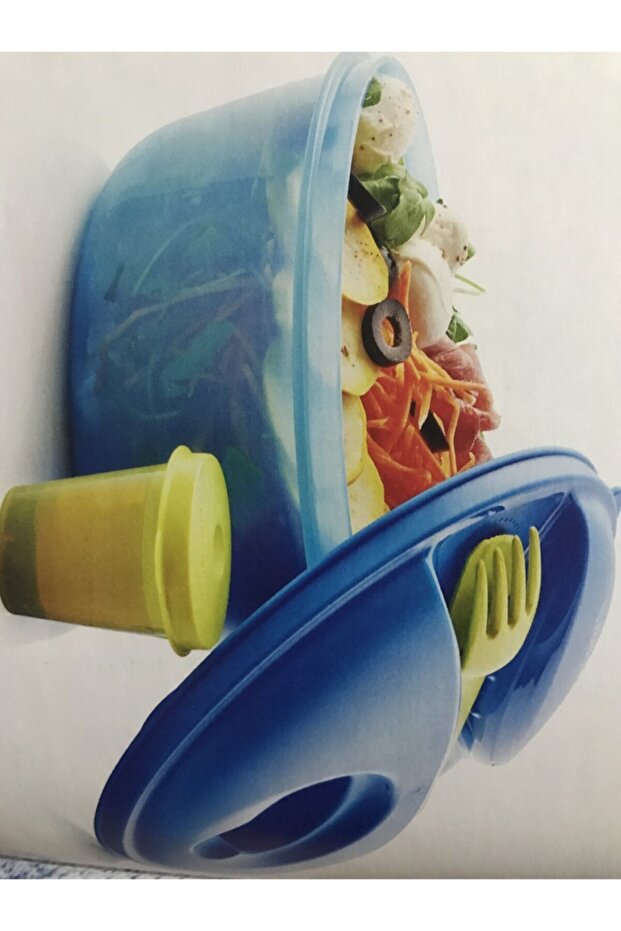 حاوية سلطة مع صلصة 1.5 لتر - 2