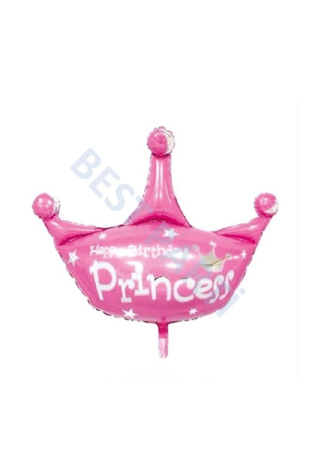 Best Princess Crown Foil Balloon Pink 70 cm