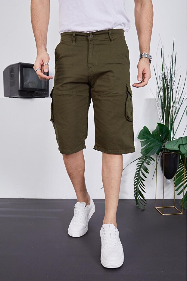 Erkek Şort Kargo Cepli - 3