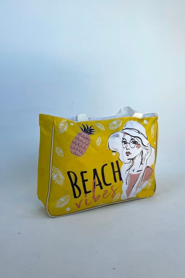حقيبة الشاطئ الصفراء - 2
