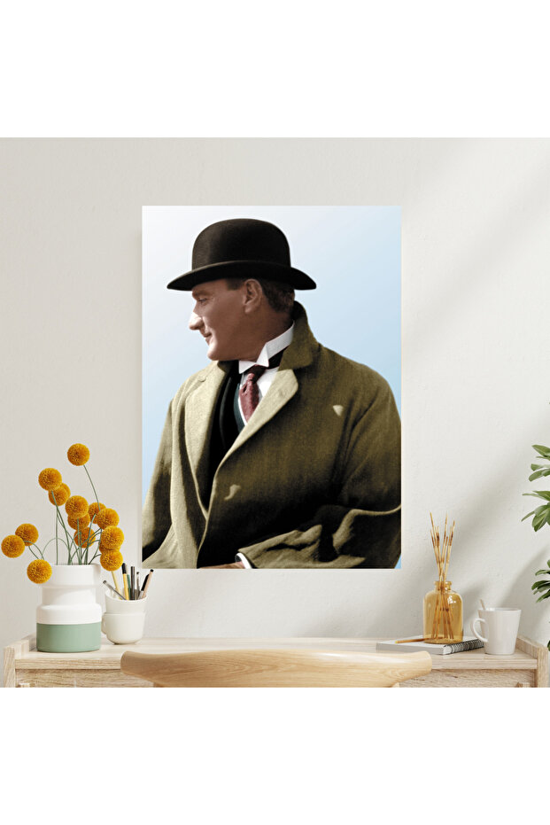 Mustafa Kemal Atatürk with Trilby Cap