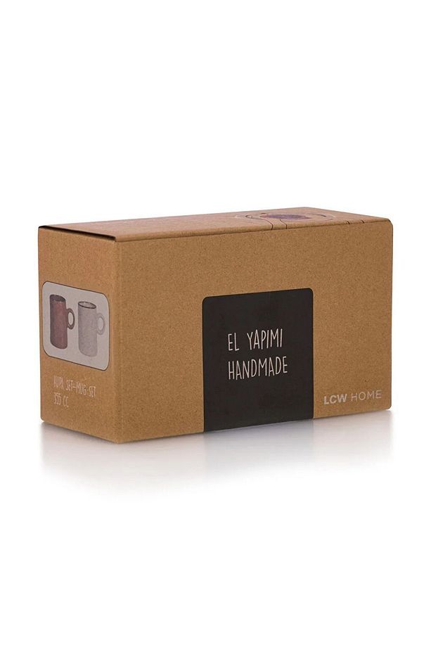 LCW HOME El Yapımı Seramik 2'li Kupa 355 Ml - 4