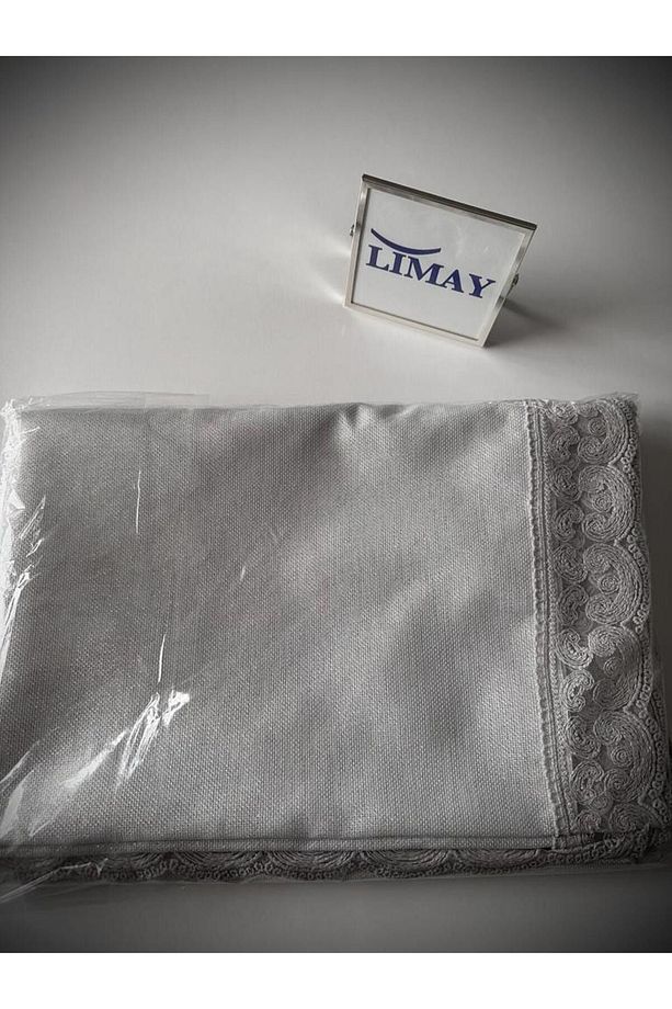 JÜT KUMAŞ LÜKS MASA ÖRTÜSÜ - DANTELLİ - PARLAK JÜT KUMAŞ - SİLİNEBİLİR - YIKANABİLİR - 4