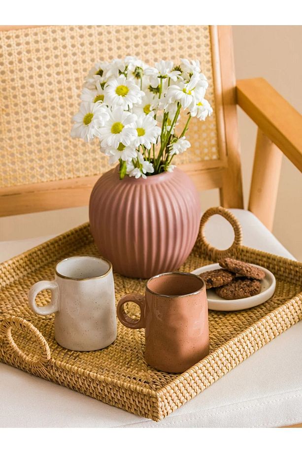 LCW HOME El Yapımı Seramik 2'li Kupa 355 Ml - 2