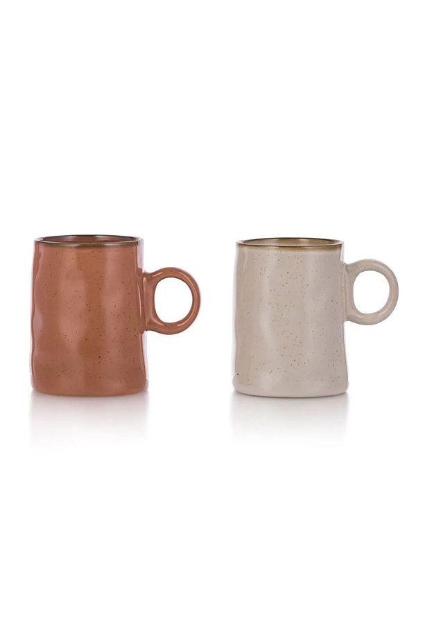 LCW HOME El Yapımı Seramik 2'li Kupa 355 Ml - 5