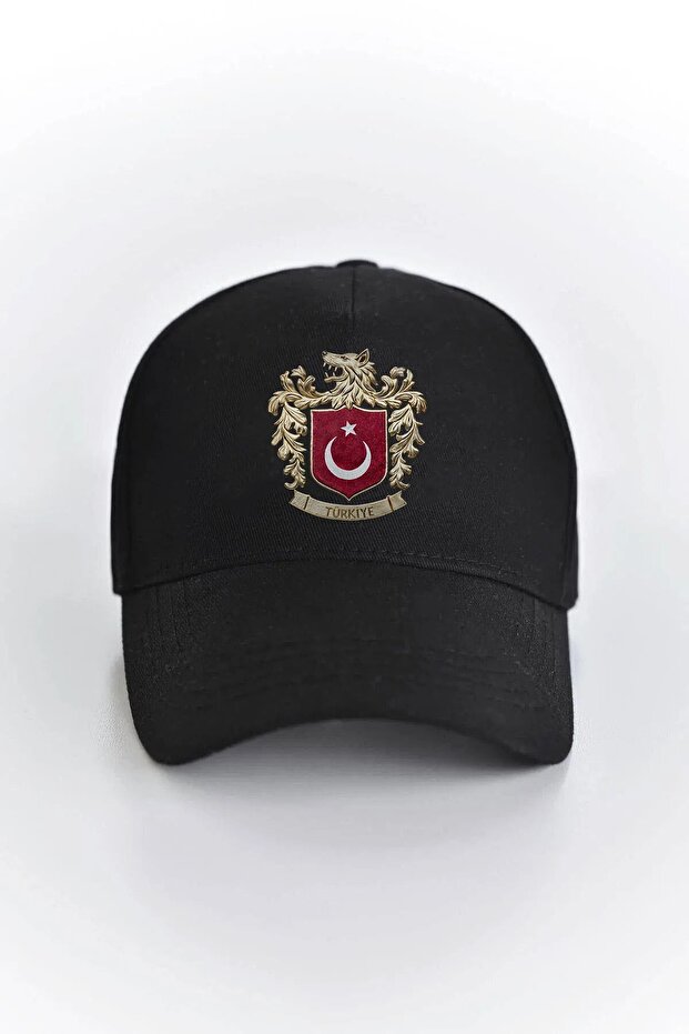 قبعة Bozkurt Sembol Türkiye المطبوعة رقميًا للجنسين