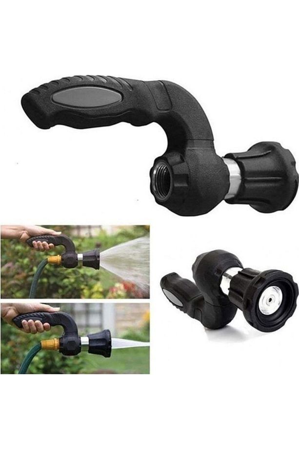 Basınçlı Su Hortumu Ucu Aparatı Tabancası Mighty Blaster Sulama Seti - 5