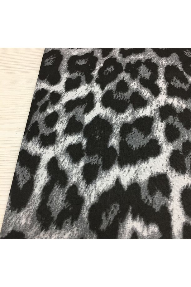 Leopar Desen %100 Pamuk Metrelik Poplin Kumaş - 2