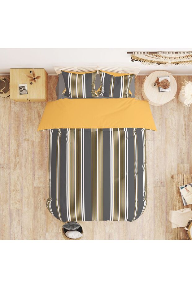 طقم غطاء لحاف مطبوع مزدوج - 200x220 سم (بدون ملاءة)