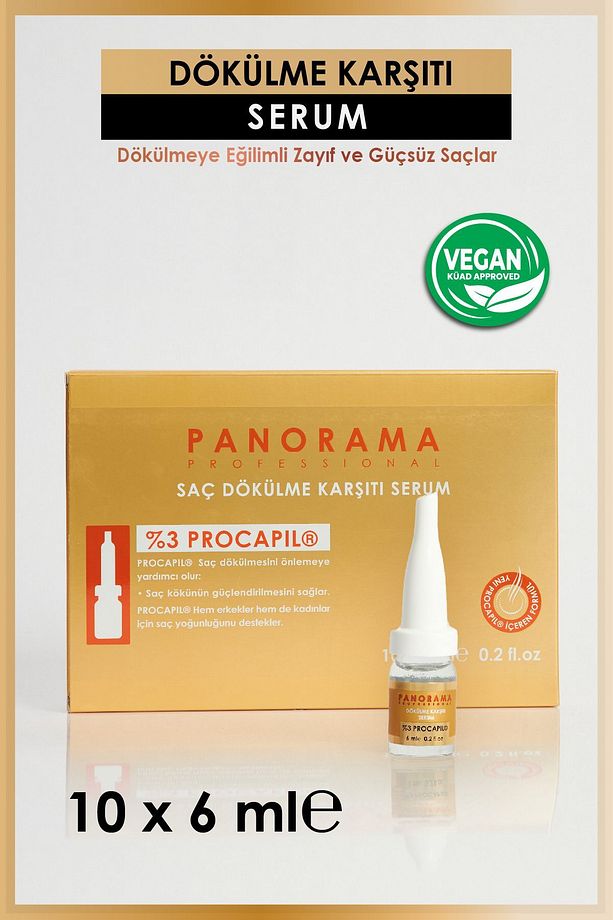 Procapil Dökülme Karşıtı Serum Bitkisel Tedavi (6 ML*10 ADET) %3 Procapil / Vegan - 1